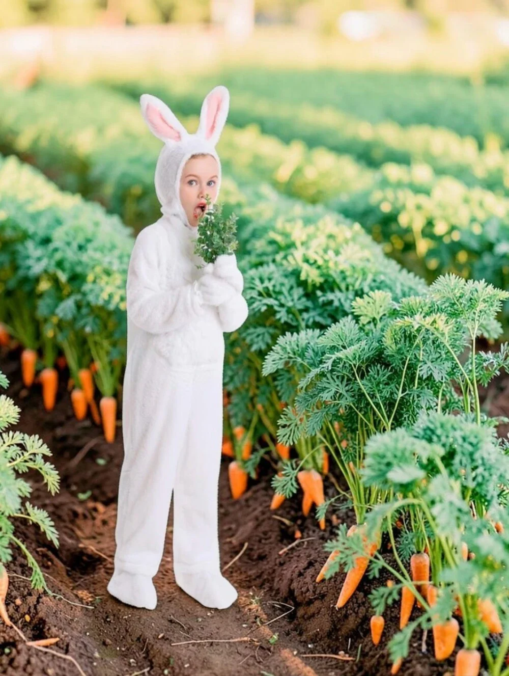 Kids Bunny Rabbit Onesie Costume, NWOT